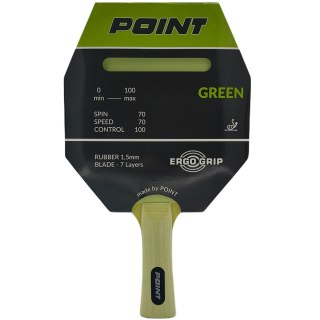 Rakietka do ping ponga Point zielona Point