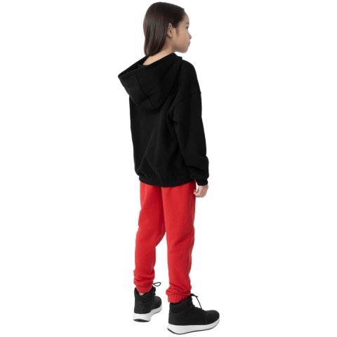 Spodnie dla dziewczynki 4F czerwone HJZ22 JSPDD002 62S 128cm 4F