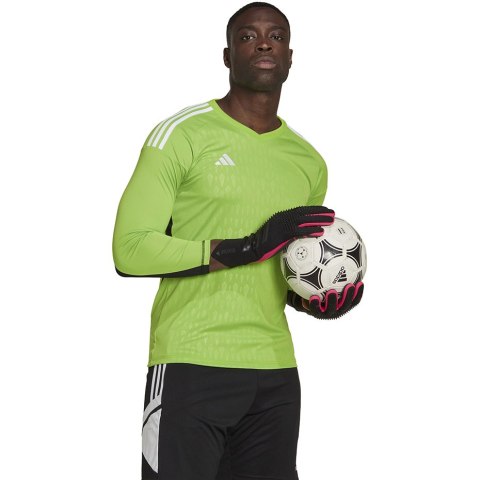 Koszulka bramkarska męska adidas Tiro 23 Competition Long Sleeve Goalkeeper Jersey zielona HK7693 L Adidas teamwear