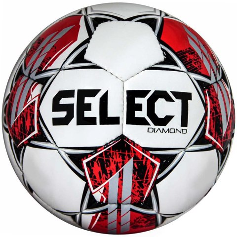 Piłka nożna Select Diamond 4 v23 biało-czerwona 17747 4 Select