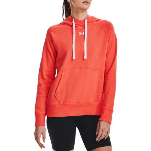 Bluza damska Under Armour Rival Fleece HB Hoodie pomarańczowa 1356317 877 L Under Armour
