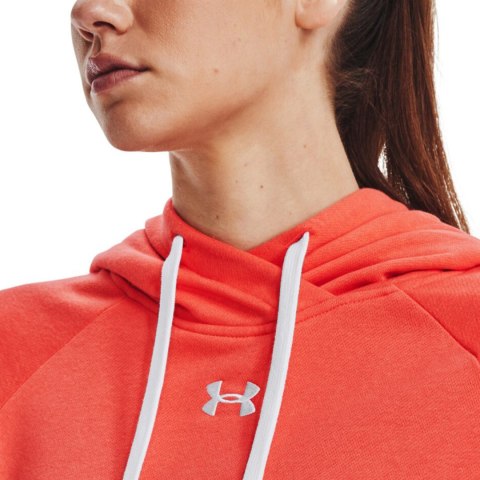 Bluza damska Under Armour Rival Fleece HB Hoodie pomarańczowa 1356317 877 L Under Armour