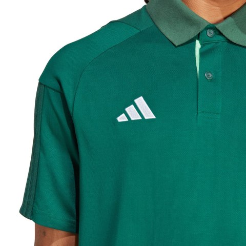 Koszulka męska adidas Tiro 23 Competition Polo zielona HU1345 S Adidas teamwear