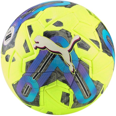 Piłka nożna Puma Orbita 1 TB FIFA Quality Pro żółto-niebiesko-czarna 83774 02 5 Puma