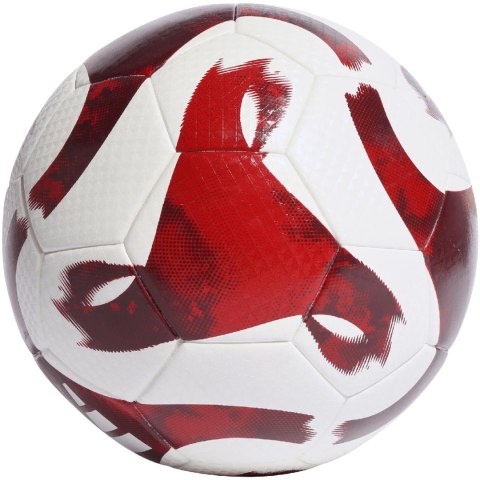 Piłka nożna adidas Tiro League Thermally Bonded biało-czerwona HZ1294 5 Adidas teamwear