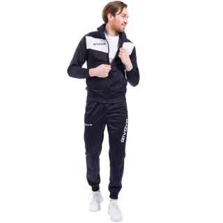 Dres Givova Tuta Visa Triacetato granatowo-biały TR018 0403 XL Givova
