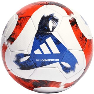 Piłka nożna adidas Tiro Competition biało-niebiesko-czerwona HT2426 4 Adidas teamwear