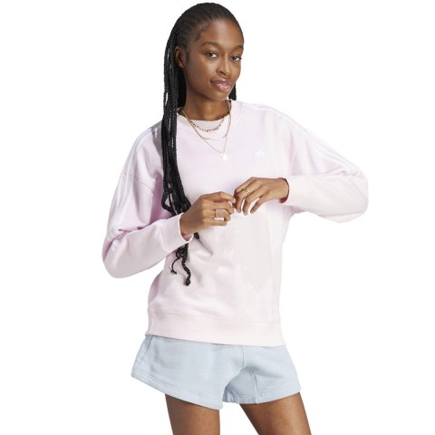 Bluza damska adidas Essentials 3-Stripes różowa IL3431 Adidas Bluza damska adidas Essentials 3-Stripes różowa IL3431 Adidas