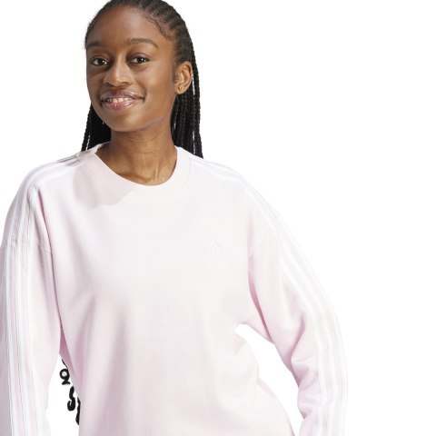 Bluza damska adidas Essentials 3-Stripes różowa IL3431 Adidas Bluza damska adidas Essentials 3-Stripes różowa IL3431 Adidas