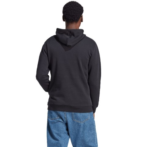 Bluza męska adidas Essentials Fleece 3-Stripes Hoodie czarna IB4028 Adidas Bluza męska adidas Essentials Fleece 3-Stripes Hoodie czarna IB4028 Adidas