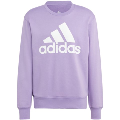 Bluza męska adidas Essentials French Terry Big Logo fioletowa IC9327 Adidas Bluza męska adidas Essentials French Terry Big Logo fioletowa IC9327 Adidas