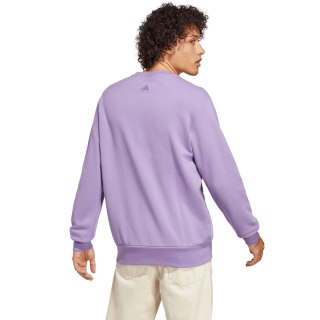 Bluza męska adidas Essentials French Terry Big Logo fioletowa IC9327 Adidas