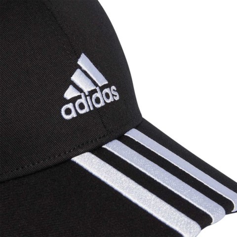 Czapka z daszkiem adidas Baseball 3-Stripes Cotton Twill Baseball czarna IB3242 Adidas Czapka z daszkiem adidas Baseball 3-Stripes Cotton Twill Baseball czarna IB3242 Adidas