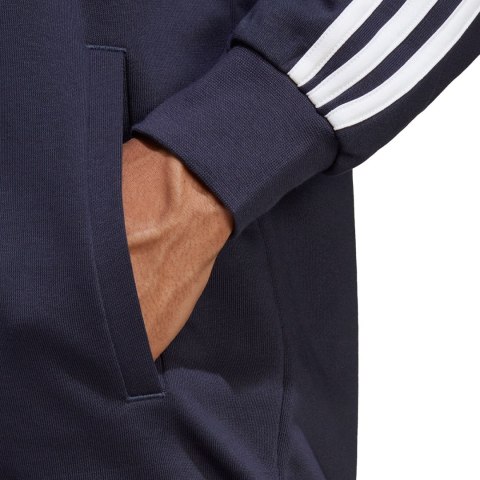 Dres męski adidas Basic 3-Stripes French Terry granatowy IC6765 Adidas Dres męski adidas Basic 3-Stripes French Terry granatowy IC6765 Adidas