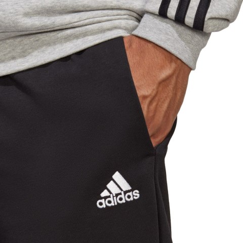 Dres męski adidas Basic 3-Stripes French Terry szaro-czarny IC6748 Adidas Dres męski adidas Basic 3-Stripes French Terry szaro-czarny IC6748 Adidas