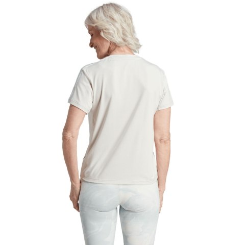 Koszulka damska adidas Aeroready Train Essentials 3-Stripes Tee beżowa HZ5681 Adidas Koszulka damska adidas Aeroready Train Essentials 3-Stripes Tee beżowa HZ5681 Adidas