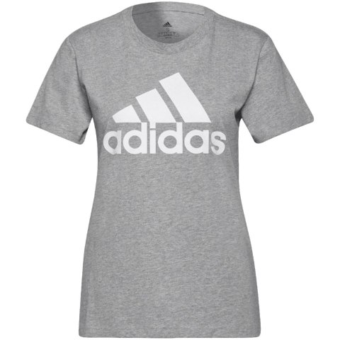 Koszulka damska adidas Loungewear Essentials Logo Tee szara H07808 Adidas Koszulka damska adidas Loungewear Essentials Logo Tee szara H07808 Adidas