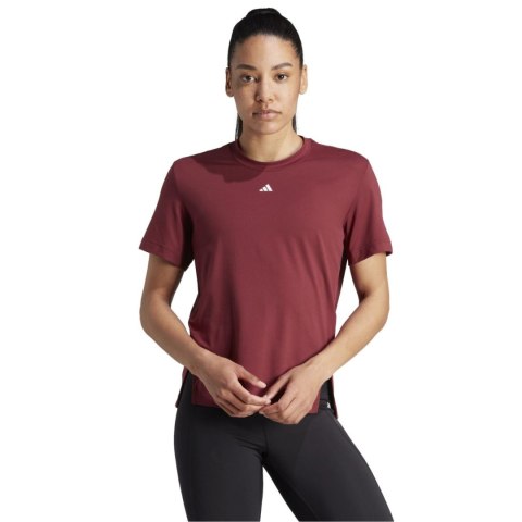 Koszulka damska adidas Versatile Tee bordowa IL1365 Adidas Koszulka damska adidas Versatile Tee bordowa IL1365 Adidas
