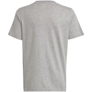 Koszulka dla dzieci adidas Essentials 3-Stripes Cotton Tee szara IB1669 Adidas