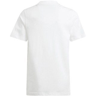Koszulka dla dzieci adidas Essentials Small Logo Cotton Tee biała IB4093 Adidas
