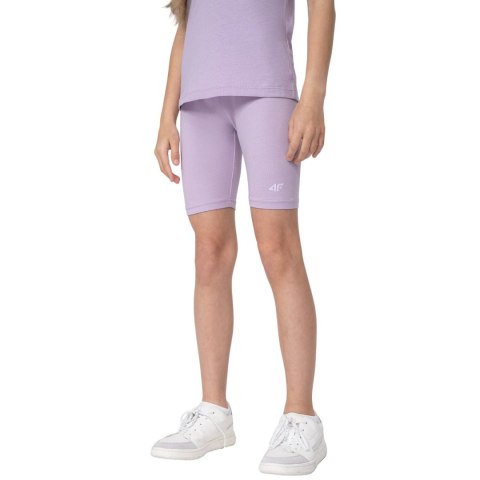 Legginsy dla dziewczynki 4F F037 jasny fiolet 4FJSS23TTIGF037 52S 4F Legginsy dla dziewczynki 4F F037 jasny fiolet 4FJSS23TTIGF037 52S 4F