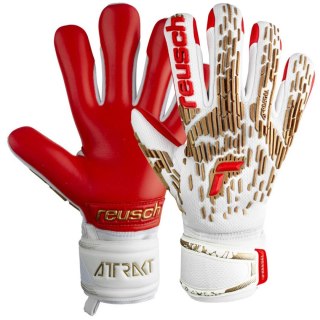 Rękawice bramkarskie Reusch Attrakt Freegel Silver biało-czerwone 5370235 1011 Reusch