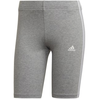 Spodenki damskie adidas Essentials 3-Stripes Bike szare HF5956 Adidas