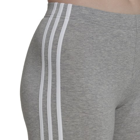 Spodenki damskie adidas Essentials 3-Stripes Bike szare HF5956 Adidas Spodenki damskie adidas Essentials 3-Stripes Bike szare HF5956 Adidas