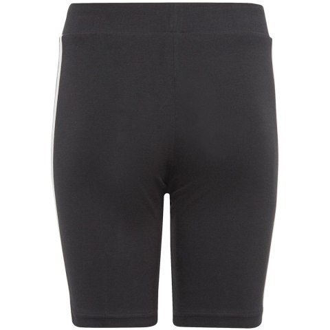 Spodenki dla dzieci adidas Essentials 3-Stripes Cotton Bike Tights czarne IC3628 Adidas Spodenki dla dzieci adidas Essentials 3-Stripes Cotton Bike Tights czarne IC3628 Adidas