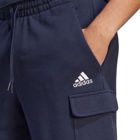 Spodenki męskie adidas Essentials French Terry Cargo granatowe HA4339 Adidas Spodenki męskie adidas Essentials French Terry Cargo granatowe HA4339 Adidas