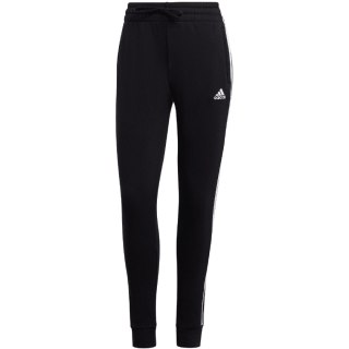 Spodnie damskie adidas Essentials 3-Stripes Fleece czarne HZ5753 Adidas