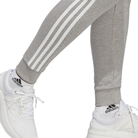 Spodnie damskie adidas Essentials 3-Stripes French Terry Cuffed szare IC9922 Adidas Spodnie damskie adidas Essentials 3-Stripes French Terry Cuffed szare IC9922 Adidas