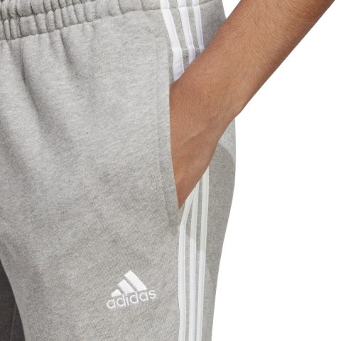 Spodnie damskie adidas Essentials 3-Stripes French Terry Cuffed szare IC9922 Adidas Spodnie damskie adidas Essentials 3-Stripes French Terry Cuffed szare IC9922 Adidas