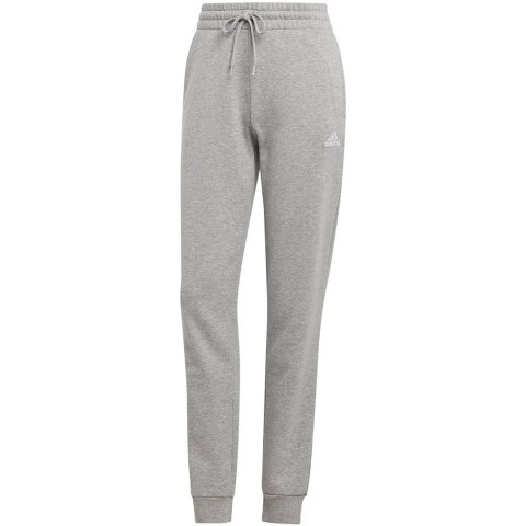 Spodnie damskie adidas Essentials Linear French Terry Cuffed szare IC8816 Adidas Spodnie damskie adidas Essentials Linear French Terry Cuffed szare IC8816 Adidas