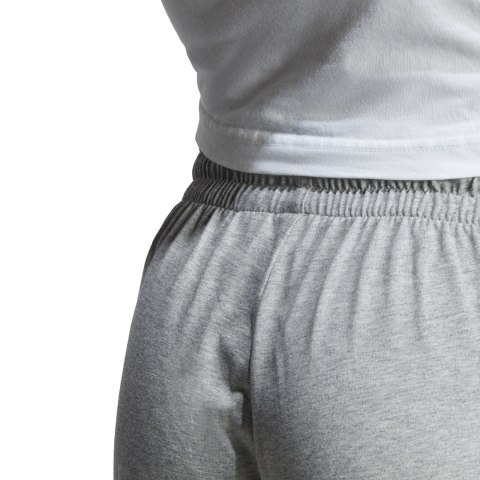 Spodnie męskie adidas Essentials Single Jersey Tapered Open Hem 3-Stripes szare IC0046 Adidas Spodnie męskie adidas Essentials Single Jersey Tapered Open Hem 3-Stripes szare IC0046 Adidas
