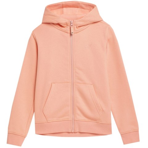 Bluza dla dziewczynki 4F pudrowy koral 4FJSS23TSWSF216 65S 158cm 4F