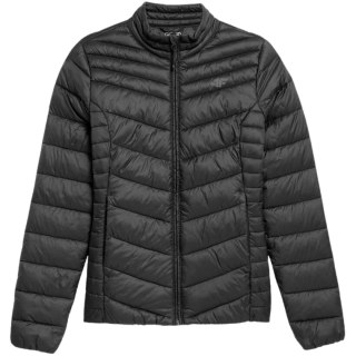 Kurtka damska pikowana 4F F094 głęboka czerń 4FSS23TDJAF094 20S L 4F