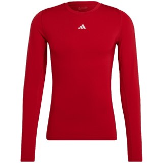 Koszulka męska adidas Techfit Aeroready Long Sleeve Tee czerwona HP0639 XL Adidas teamwear
