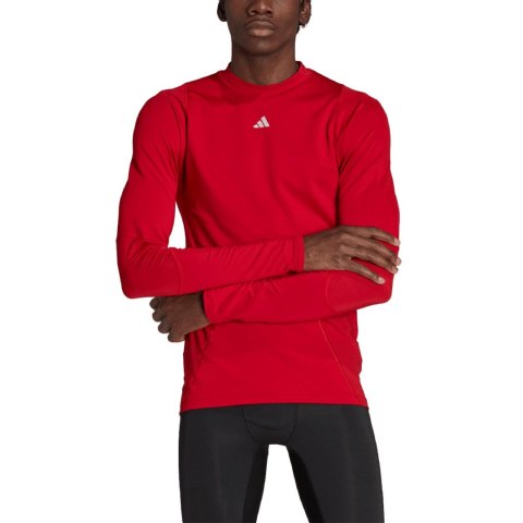 Koszulka męska adidas Techfit COLD.RDY Long Sleeve czerwona HP0572 2XL Adidas teamwear