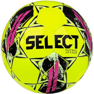 Piłka nożna Select Hala Futsal Attack v22 żółto-różowa 17623 4 Select