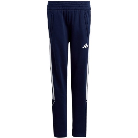 Spodnie dla dzieci adidas Tiro 23 League Sweat granatowe HS3615 140cm Adidas teamwear