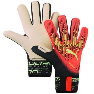Rękawice bramkarskie Puma Ultra Grip 1 Hybrid pomarańczowo-czarne 41827 02 9,5 Puma