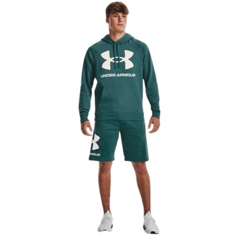Bluza męska Under Armour Rival Fleece Big Logo HD zielona 1357093 722 L Under Armour