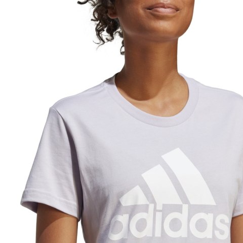 Koszulka damska adidas Loungwear Essentials Logo Tee fioletowa IC0633 M Adidas