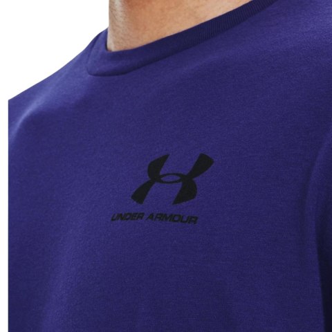 Koszulka męska Under Armour Sportstyle Left Chest SS niebieska 1326799 468 S Under Armour