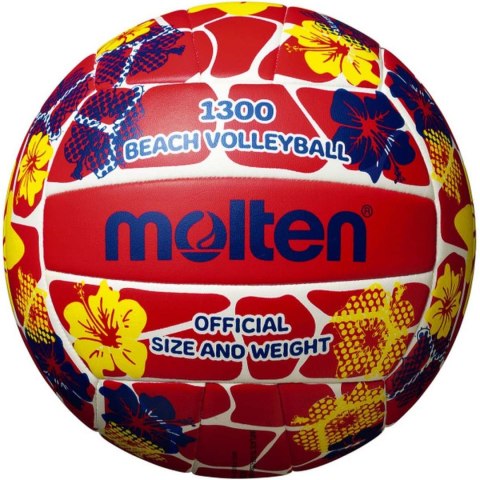 Piłka siatkowa Molten plażowa czerwono-żółta V5B1300-FR 5 Molten