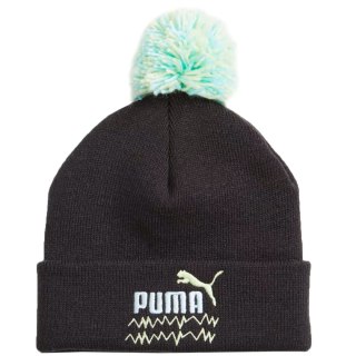 Czapka dla dzieci Puma Mixmatch Pom Pom czarna 024798 01 Kids Puma