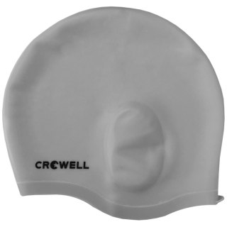 Czepek pływacki Crowell Ucho Bora srebrny kol.4 Crowell