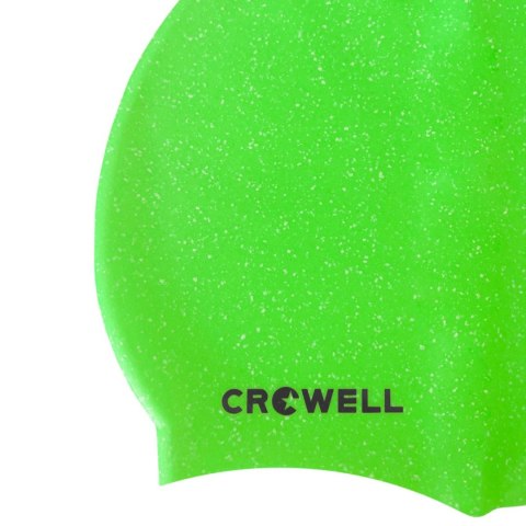 Czepek pływacki silikonowy Crowell Recycling Pearl jasnozielony kol.8 Crowell