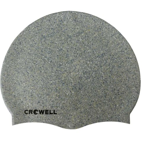 Czepek pływacki silikonowy Crowell Recycling Pearl srebrny kol.2 Crowell